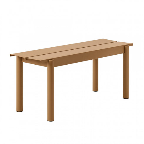 Linear Steel Outdoor Bench 110cm